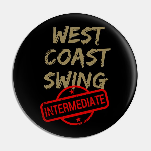 West Coast Swing Intermediate WCS Pin by echopark12