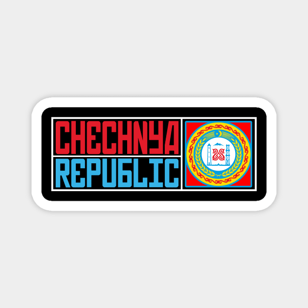 Chechnya Republic Flag of Chechnya Magnet by Jakavonis