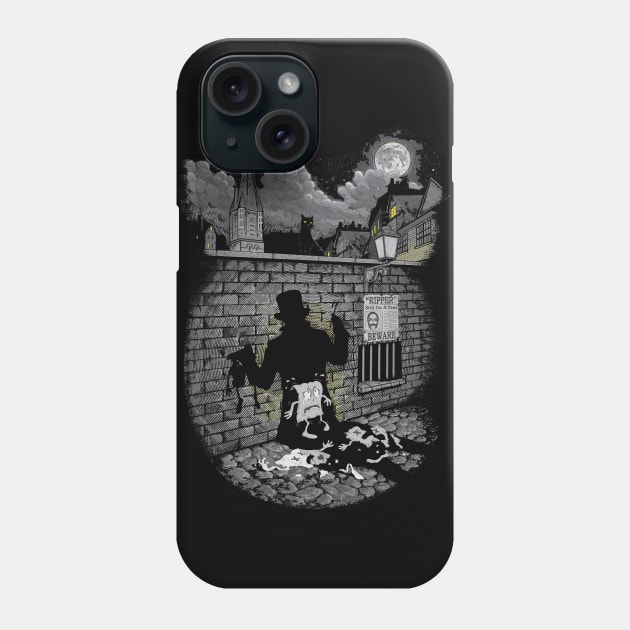 Jack the Paper Ripper Phone Case by Made With Awesome