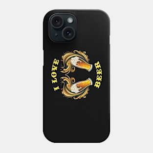 I Love Beer Phone Case