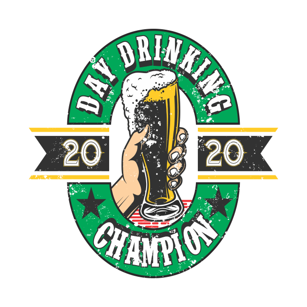 Day Drinking Champion 2020 by Wooly Bear Designs