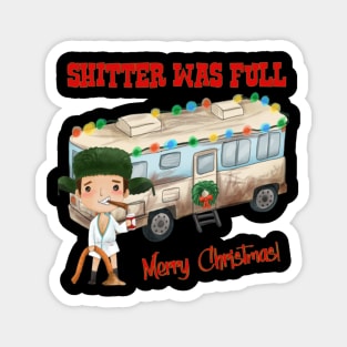 National Lampoons Christmas Vacation National Lampoons Christmas Vacation Shitter_s Full Magnet