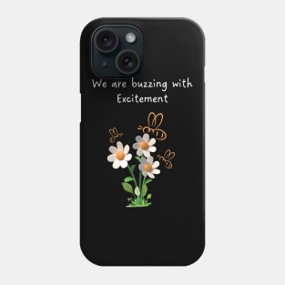 3D flower, buzzing's with bees! Phone Case