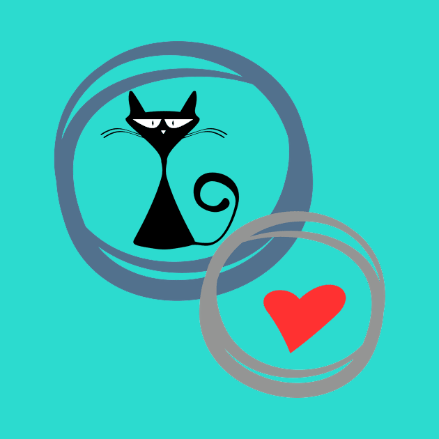 Love CAT, Cat lover, pet lover, My cat by Tumair