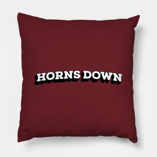 Horns Down! Pillow