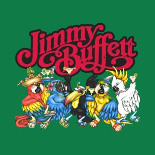 Jimmy Buffett Cartoon Retro T-Shirt