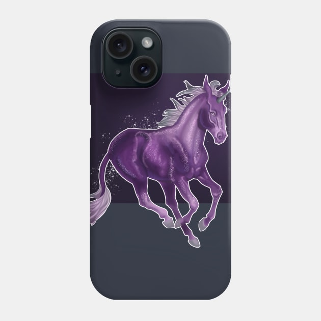 Space Unicorn Phone Case by MeOfF