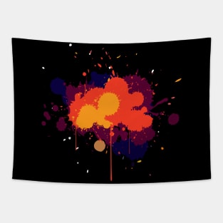 Splat purple Tapestry