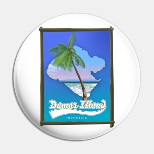 Damar Island Indonesia map Pin