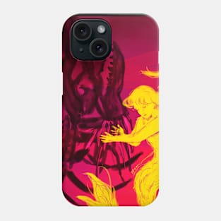 MerMay Bone Harp mermaid shark skeleton Phone Case