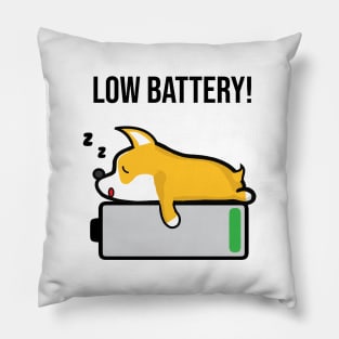 Pembroke Welsh Corgi Sleeping Low Battery Pillow