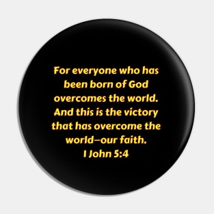 Bible Verse 1 John 5:4 Pin