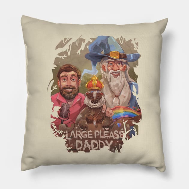 Tavern Smiles - Apparel & Home Goods Pillow by Hello From the Magic Tavern