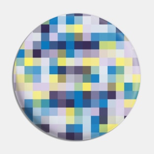 Mosaic of Lavender & Yellow Colors Pin