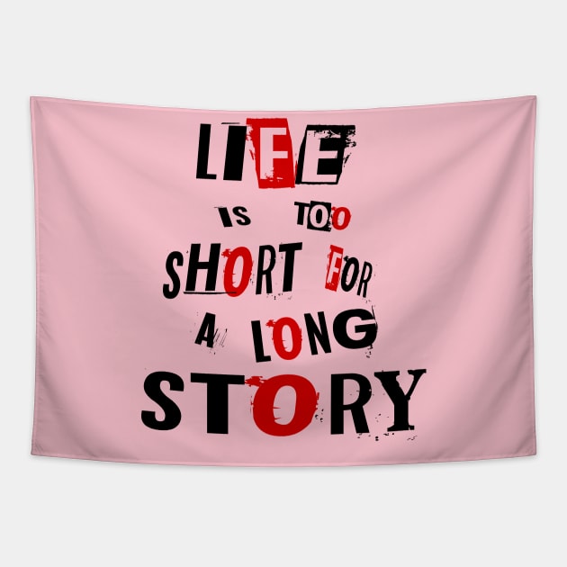 Long Story Tapestry by Orloff-Tees