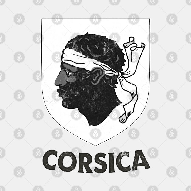 Corsica ---- Vintage Style Crest Design by DankFutura