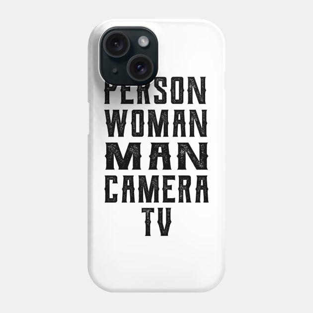 Person Woman Man Camera Tv mask Phone Case by Gaming champion