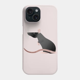 Black rat Phone Case