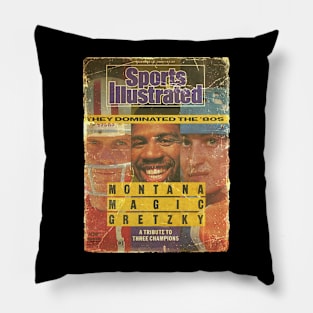 COVER SPORT - SPORT ILLUSTRATED - MONTANA MAGIC GRETZKY Pillow