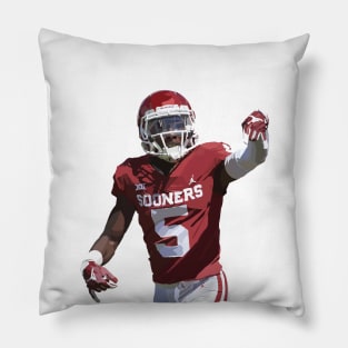 Horns Down Brown Pillow