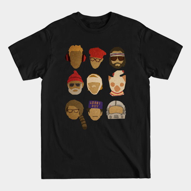 Wes Anderson Hats - Wes Anderson - T-Shirt