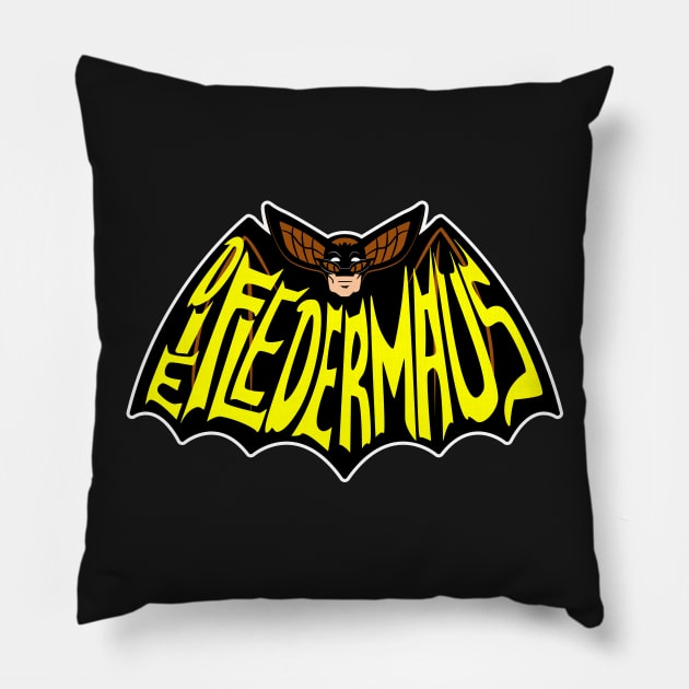 The Cloaked Campaigner Pillow by boltfromtheblue