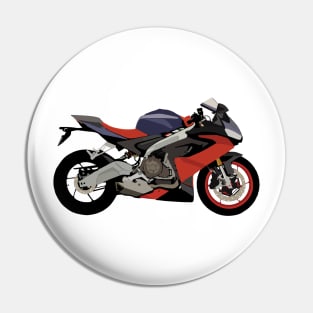 Motorcycle Aprilia RS 660 Lava Red Pin