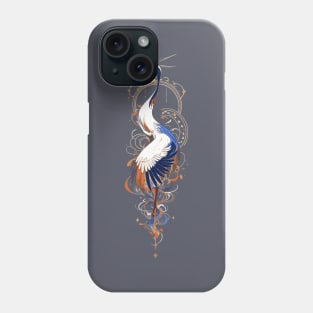 A crane spirit watercolor Phone Case