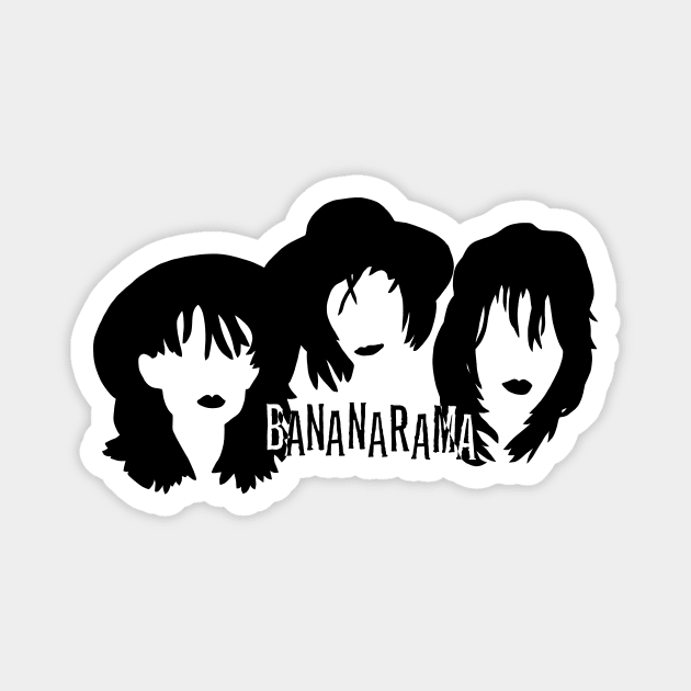 Bananarama (black) Magnet by noranovak