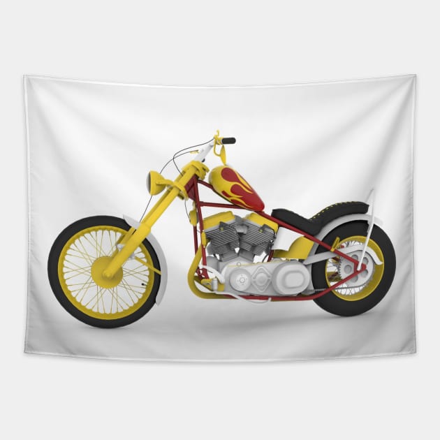 Sport Motorcycle Tapestry by Rizaldiuk