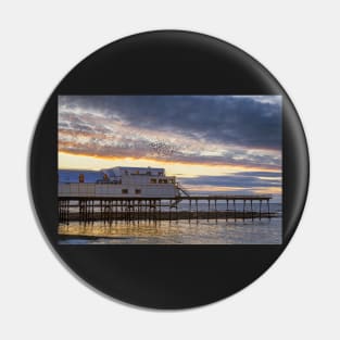 Royal Pier Murmuration, Aberystwyth, Ceredigion Pin