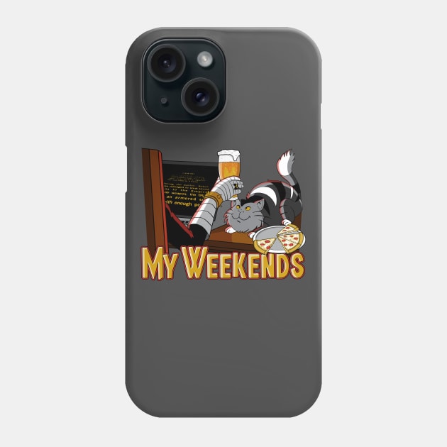 My Weekends Phone Case by NMdesign