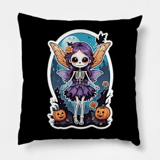 Skeleton Fairy 4 Pillow