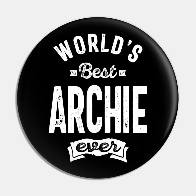 Best Archie Ever Gift Ideas Men's Name Pin by cidolopez