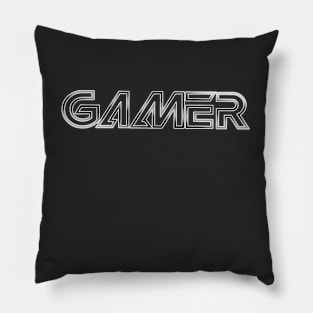 Silver Gamer Pillow