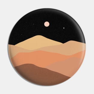 Desert Night sky boho chic landscape Pin