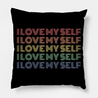 I Love Myself Pillow