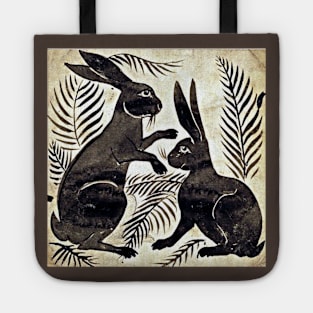 Old Hares Drawing Tote