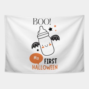 kid first halloween boo Tapestry