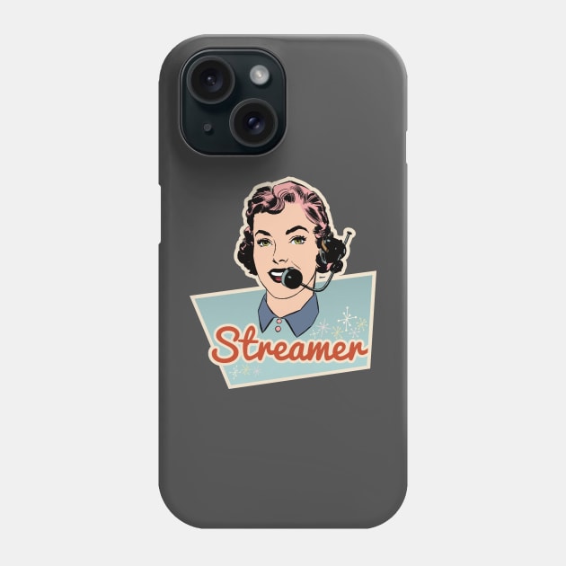 Streamer Retro Phone Case by Silurostudio