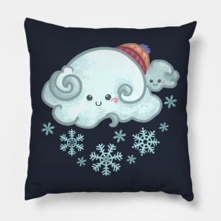 Snowdrop Rain Pillow