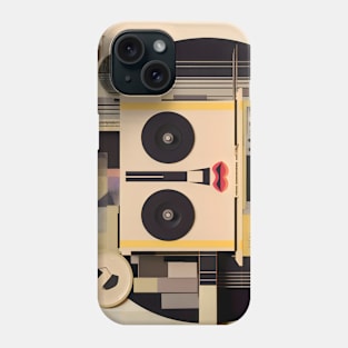 Retro Turntable Vintage Audio Record Player Phone Case