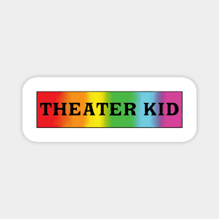 Theater Kid Rainbow blur 2 Magnet