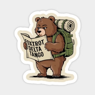 FDT Resist Bear, Anti Trump, National Parks Forest Service - Foxtrot Delta Tango Magnet