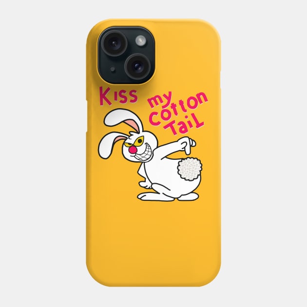 cottontail rabbit Phone Case by wolfmanjaq