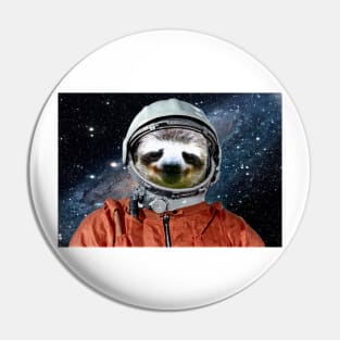 Astronaut Sloth Pin