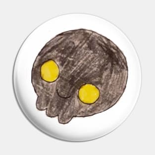 Kawaii Skull Pin