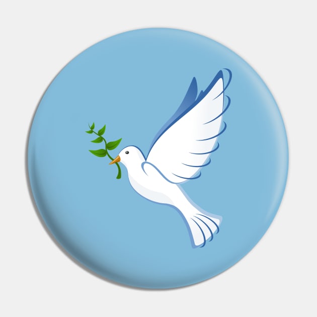 Peace dove Pin by magamarcas