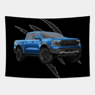 Raptor Ranger SVT V8 USA blue lighting Tapestry