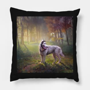 Kangal Shepherd Dog in the Forest Pillow